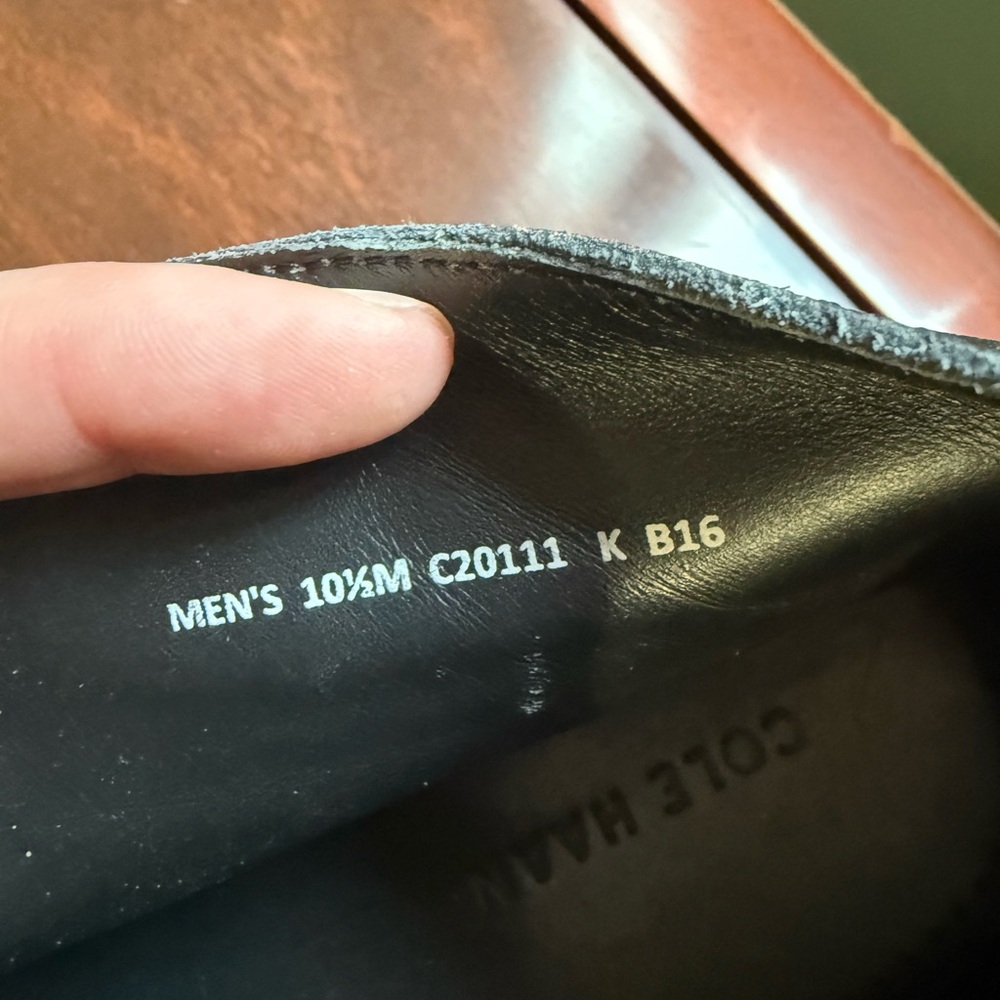 Men’s Cole Haan black Chukka boots size 10 1/2 - Picture 5 of 5